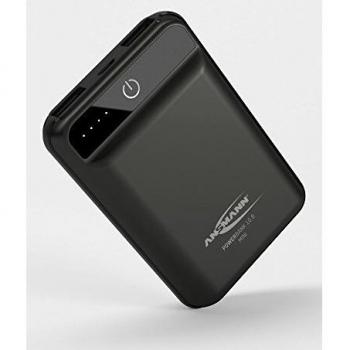 Ansmann 10.8 mini batería externa Negro Polímero de litio 10000 mAh - Baterías externas
