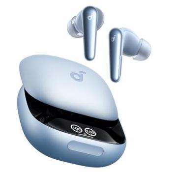 Auriculares Inalámbricos Liberty 4 Pro con Cancelación de Ruido, Azul Claro, 7 Sensores, Carga Rápida y Sonido Hi-Fi