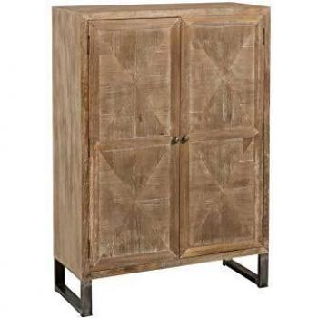 Armoire design en teck et métal