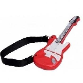 TECH1TECH - Memoria USB 16 GB, diseño Guitarra Rojo/Blanco
