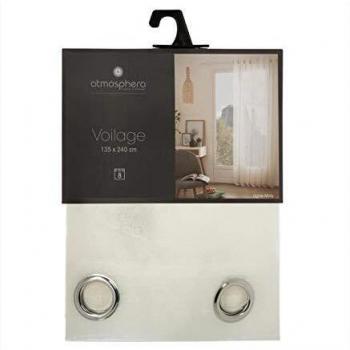 Cortina Transparente Moly - 135 x 240 cm - Marfil