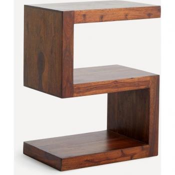 Mesa auxiliar de madera de palisandro Bombay