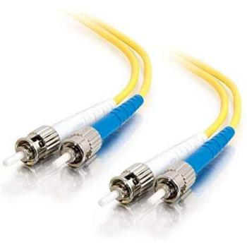 C2G 85559 Cable de Fibra optica 1 m OFNR ST Amarillo - Cable de Fibra óptica