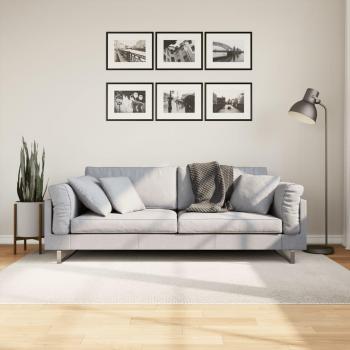 Alfombra de aspecto escandinavo IZA crema 140x200 cm