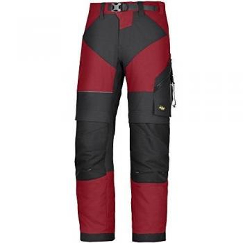 Pantalón de Trabajo Snickers Flexiwork Rojo/Negro 39 32