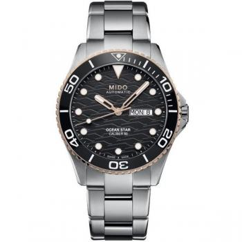Reloj automático Mido Ocean Star Gauge 80 42mm negro acero M042.430.21.051.00