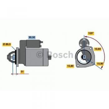 Motor de Arranque Bosch 986017240 - Tipo: Motor de Arranque, Marca: Bosch, Número de pieza: 0 986 017 240