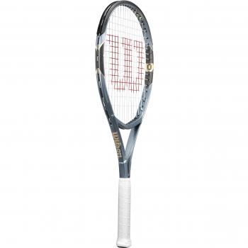 Wilson Ultra XP 100 LS TNS RKT W/O Raqueta de tenis, Unisex adulto, Plateado/Negro/Dorado