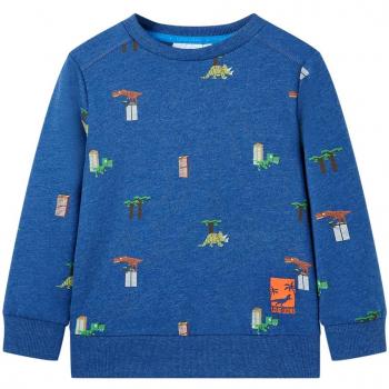 Sudadera infantil azul oscuro mélange 104