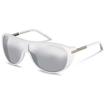 Porsche Design P8598 D/V745 Men's White Pilot Sunglasses Size 69