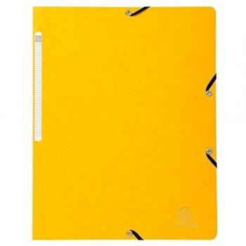 Exacompta 5519E - Carpeta con goma, color amarillo