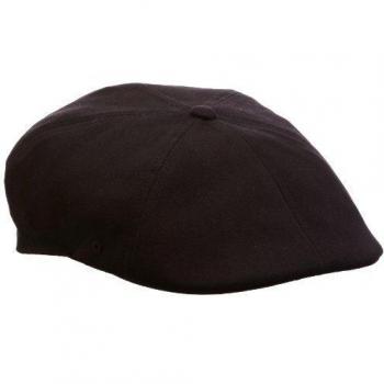 Kangol 504 Flexfit Flat Cap - Black - Men's Size S/M (54-57 cm)