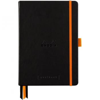 Cuaderno Goalbook rígido A5 Rhodia 118571C Dot (puntado) - Negro