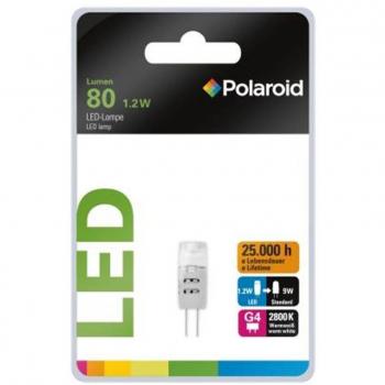 Polaroid LED (einfarbig) 12 V G4 1.2 W = 9 W Warmblanco EEK: A+ Stiftsockel (Ø) 11 mm 1 St.