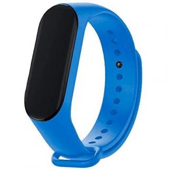 Pinkmovil Correa Compatible con Xiaomi Mi Band 5 Liso Celeste