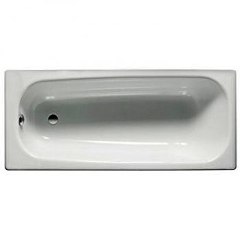 Roca A237360000 - Bañera de acero rectangular con fondo antideslizante