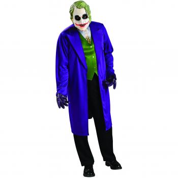 Disfraz y Máscara Joker El Caballero Oscuro Batman Adulto DC - Disfraz de adulto, incluye máscara, diseño inspirado en el personaje del Joker de DC Comics, fabricado por Rubies