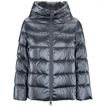 Herno Women's Gray Padded Hooded Jacket Size S