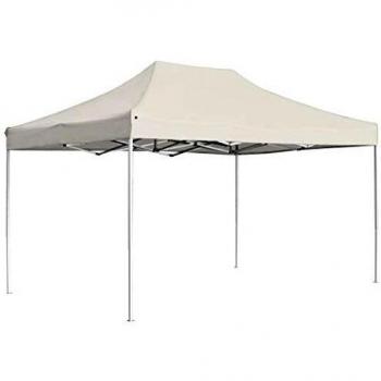 vidaXL Professional Folding Party Tent Aluminium 4.5x3 m Cream