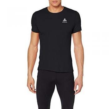 Odlo T-Shirt MC Zeroweight Camiseta Running para Hombre, Hombre, Black, S