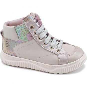 Botines Niña Pablosky de Piel Blanco con Cremallera 415432