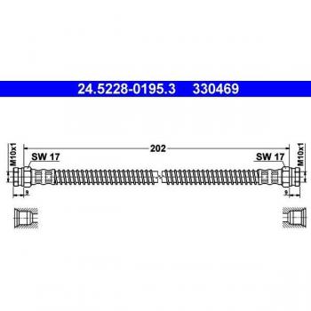 Latiguillo de freno ATE 24.5228-0195.3