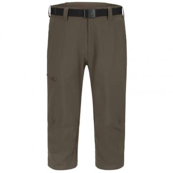 Maier Sports Jennisei Men's 3/4 Capri Pants - Teak, Size 6XL, Breathable and Stretch Fabric