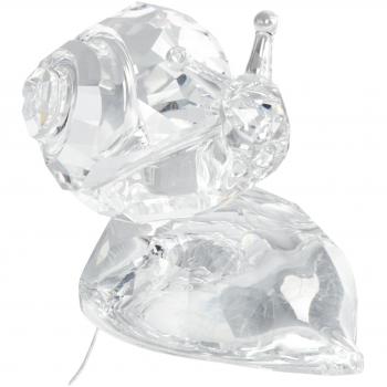 Swarovski Snail on Leaf figura coleccionable