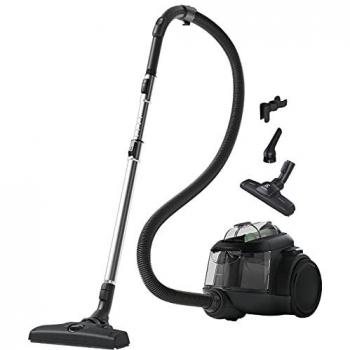 Aspirador sin bolsa Electrolux Clean 600 EL61C2GRN, 550 W, 74 dB, 60% plástico reciclado, capacidad de 1.6 L, incluye accesorio 3 en 1