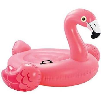 Gonf Isla Flamenco 142 x 137 x 97 rosa con asas