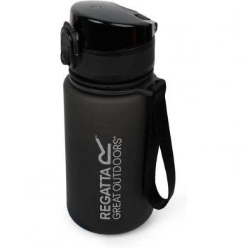 Botella de camping Regatta 0.35L Tritán Negra, Resistente y Compacta