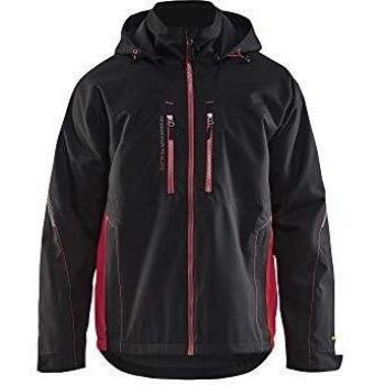 Chaqueta de Trabajo Técnica Forrada Invierno Negra/Roja XL