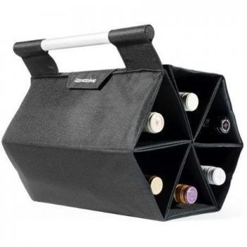 Zebag ZB 1000/00 - Botellero, 33 x 28 x 25 cm, color negro