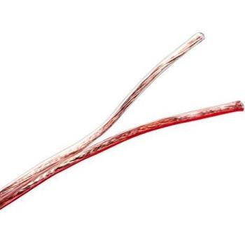 Cable de altavoz transparente 2x2,5 mm² 50 m