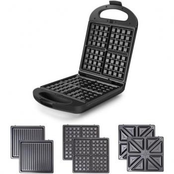 Sandwichera 3 en 1 Taylor Swoden 1200W con Placas Antiadherentes y Cool Touch