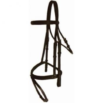 Ultrasport Bridle - Filete de hípica, tamaño único, color marrón