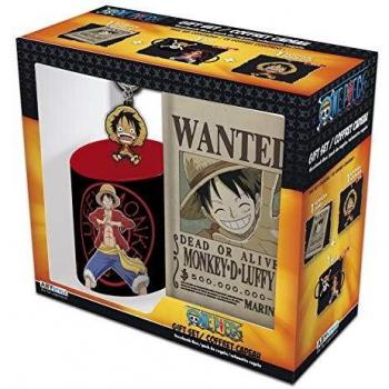 One Piece Juego de Regalo Luffy de 3 Piezas en Caja de Regalo.