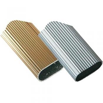 TUBO ARMARIO OVALADO ORO 4 MT 30X15 MM