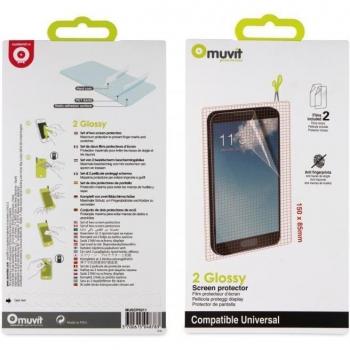 Muvit MUSCP0211 - Protector de pantalla para smartphone universal