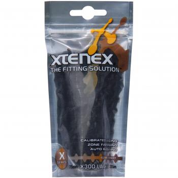 Xtenex - Cordones para zapatos unisex, Negro
