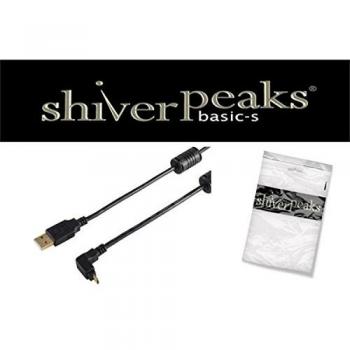 Cable USB 2.0 Shiverpeaks A a Micro B con conector en ángulo superior de 1 m
