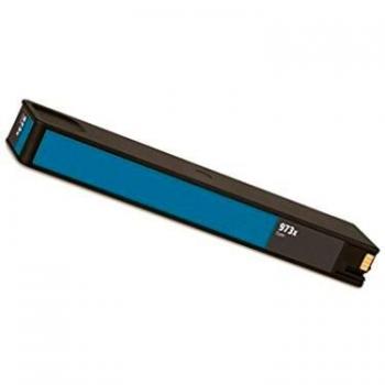 Cartucho de Tinta Pigmentada Compatible Ciano HP 973X para Impresoras HP PRO 452dw, 477dw, P57750dw, P55250dw - F6T81AE