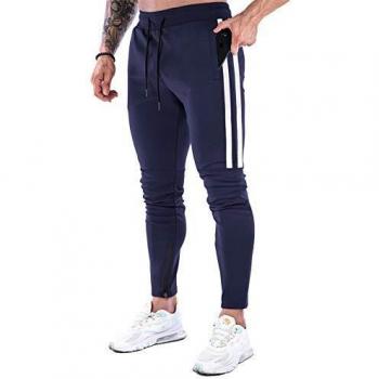 MakingDa Pantalones deportivos para hombre de gimnasio, pantalones deportivos con bolsillos
