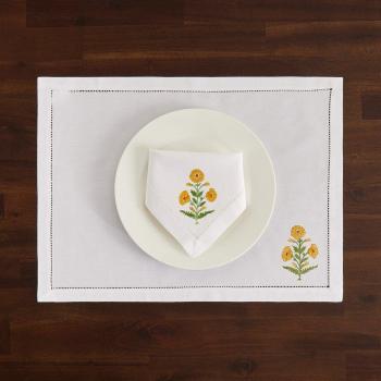 Set de mantel individual y servilleta de algodón India KottonKewl