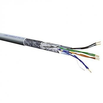 Cable de red S/FTP Cat 5e AWG26, 300m, 100Mhz, 1000Base-T