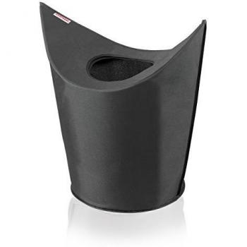 Leifheit 80021 Cesto para La Colada, Tela, Negro, 60 x 35 x 80 cm