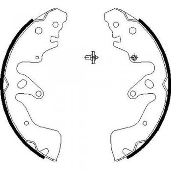 HELLA 8DB 355 000-261 Brake Shoe Set - H1687