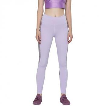 Mallas Reebok Modern Safari Lila para mujer, leggings de poliéster, diseño moderno, ajuste cómodo, ideales para actividades deportivas y uso diario