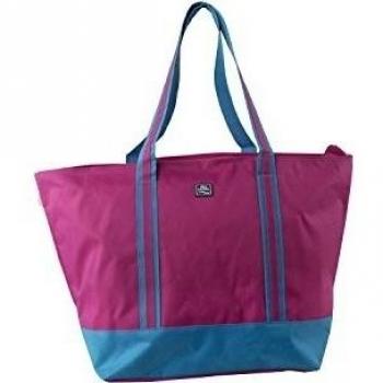 Bolsa playa piscina mujer AQUA DI MARE fucsia de hombro V109