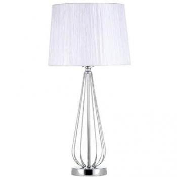 FABRILAMP Sobremesa Robina E27 Cromo Blanco